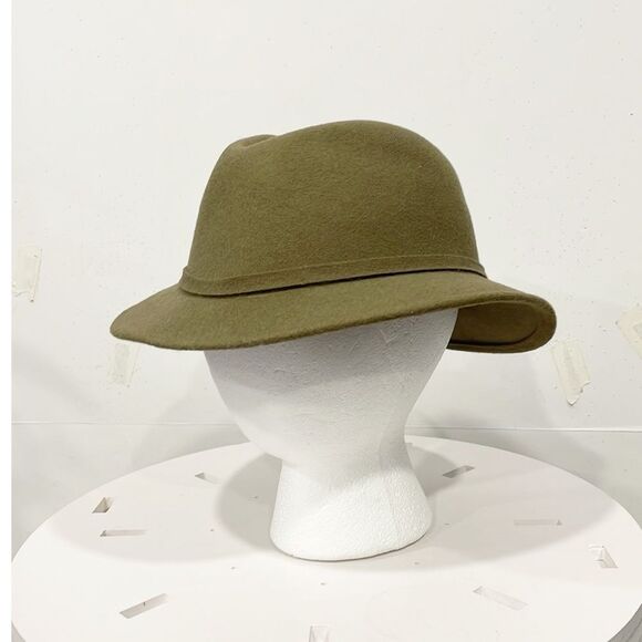 Christine Original Accessories - Olive Green Women's Fedora Hat